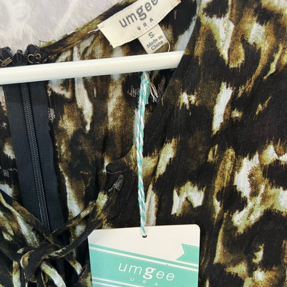 NWT NEW UMGEE S SMALL ROMPER BLACK GREEN - Picture 8 of 12